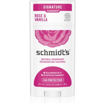 Schmidt's Rose + Vanilla deodorant fără conținut săruri de aluminiu 58 ml