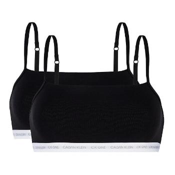 Calvin Klein 2 PACK - sutien pentru femei CK One Bralette QF6040E-001 Black L