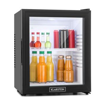 Klarstein MKS-13 minibar, 30 de litri, clasa F, negru, din sticlă