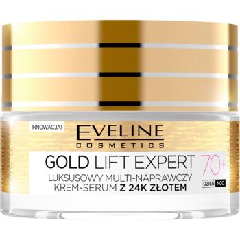 Eveline Cosmetics Gold Lift Expert lift crema de fata pentru fermitate cu aur 70+ 50 ml