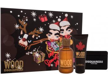 Dsquared² Wood For Him - EDT 100 ml + gel de duș 100 ml + husa pentru carduri