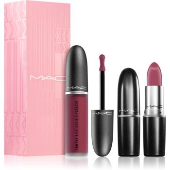 MAC Cosmetics  Powder Kiss Lip Kit: Like a Mother set de cosmetice pentru femei