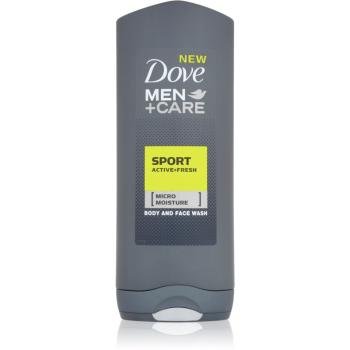 Dove Men+Care Active + Fresh gel de duș corp si fata 400 ml