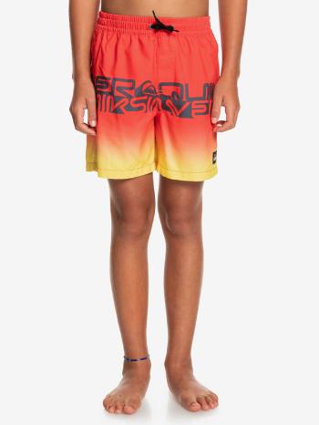 Quiksilver Word Block Costume de baie pentru copii Portocaliu