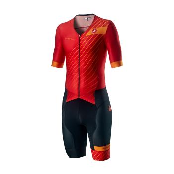 CASTELLI FREE SANREMO 2 combinezon - red/fiery red