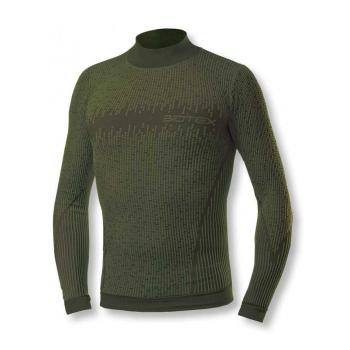 
                         Tricou de ciclism cu mânecă lungă - 3D TURTLENECK 
                