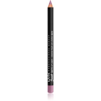 NYX Professional Makeup Suede Matte  Lip Liner dermatograf mat de buze culoare 63 Violet Smoke 1 g