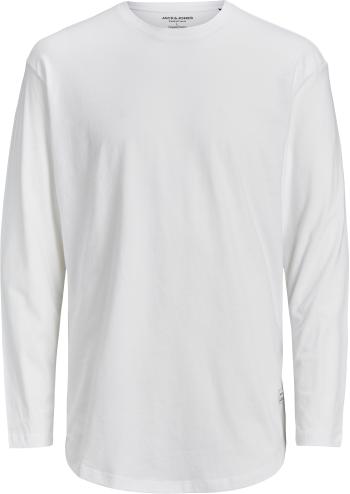 Jack&Jones Tricou pentru bărbați JJENOA Long Line Fit 12190128 White Relaxed S