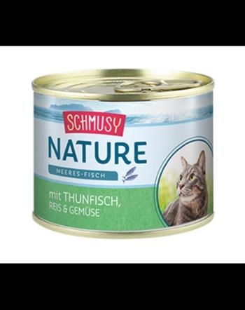 SCHMUSY Nature conserva pentru pisica, ton cu legume in aspic 185 g