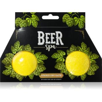 Bohemia Gifts & Cosmetics Beer Spa Bombe efervescente de baie 2x100 g