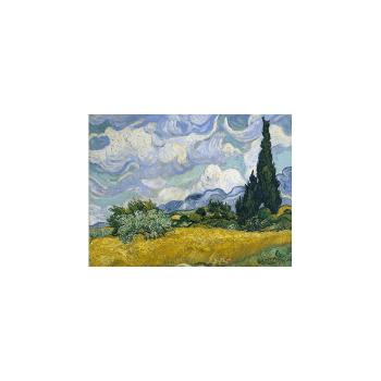 Reproducere tablou Vincent van Gogh - Wheat Field with Cypresses, 60 x 45 cm