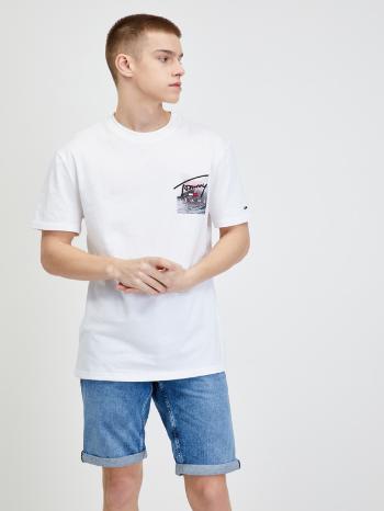 Tommy Jeans Tricou Alb