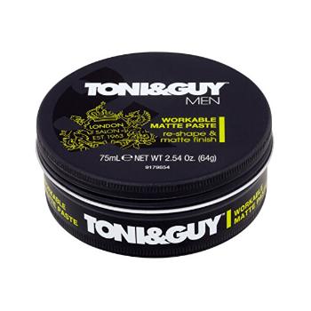 Toni&Guy Pastă styling de păr texturizantă pentru bărbați (Workable Matte Paste) 75 ml