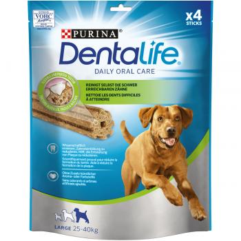 PURINA Dentalife Adult Large, recompense câini de talie mare, batoane, 4buc