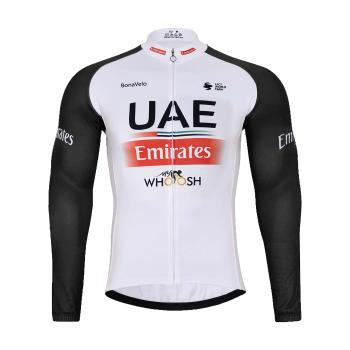 
                         Tricou de cilism pentru iarnă cu mânecă lungă - UAE 2024 WINTER 
                