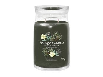 Yankee Candle Lumânare aromatică Signature pahar mare Sage & Pine 567 g