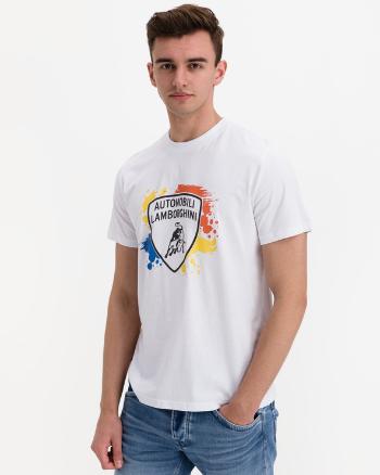 Lamborghini Tricou Alb