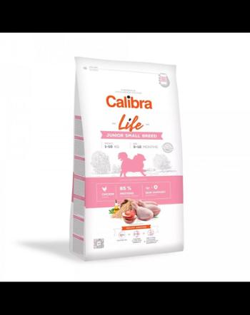 CALIBRA Dog Life Junior Small Breed Chicken hrana uscata hipoalergenica superpremium pentru caini juniori de talie mica 6 kg