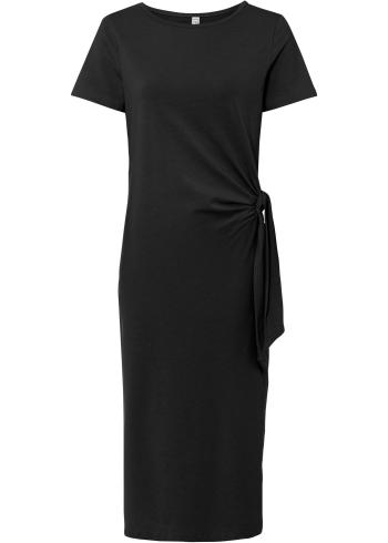 Rochie jerse cu nod deco