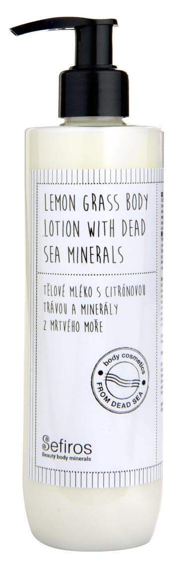 Sefiross Lotiune de corp cu iarba de lamaie si minerale de la Marea Moartă (Lemon Grass Body Lotion with Dead Sea Minerals) 300 ml