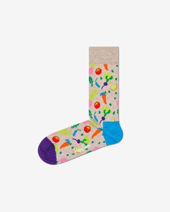 Happy Socks Veggie Șosete Bej Multicolor