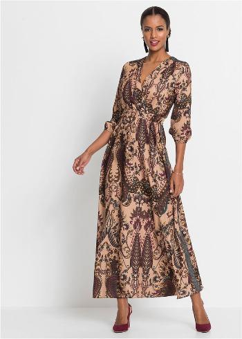 Rochie maxi cu model paisley