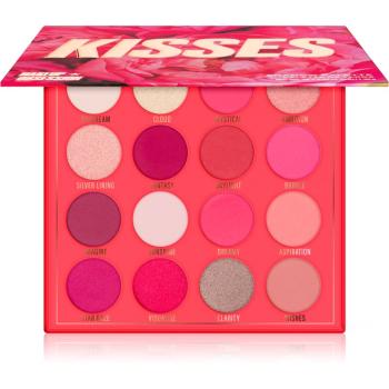 Makeup Obsession Kisses paletă cu farduri de ochi 20.8 g