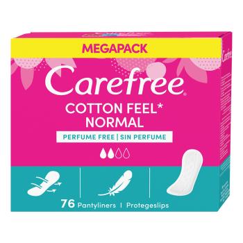 fără griji Absorbante zilnice cu extract din bumbac Cotton 34 Carefree 56 ks