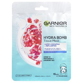 Garnier Mască hidratantă pentru umplere Moisture & Aqua Bomb (Skin Tissue Superhydrating Mask) 28 g