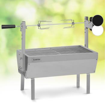 Klarstein Sauenland Mini, grătar cu rotisor, 4 W, 12 kg max., otel inoxidabil