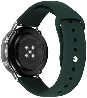 4wrist Curea din silicon pentru Samsung Galaxy Watch -Dark Green 22 mm