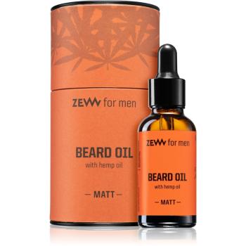 Zew For Men Beard Oil with Hemp Oil ulei pentru barba cu ulei de canepa Matt 30 ml