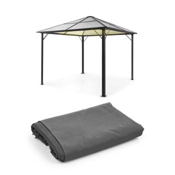 Blumfeldt Pantheon Solid Sky Ambient Solar, pavilion, 3 × 3 m, iluminat solar