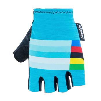 Santini UCI RAINBOW mănuși - water 