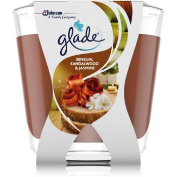 GLADE Sensual Sandalwood & Jasmine lumânare parfumată 70 g