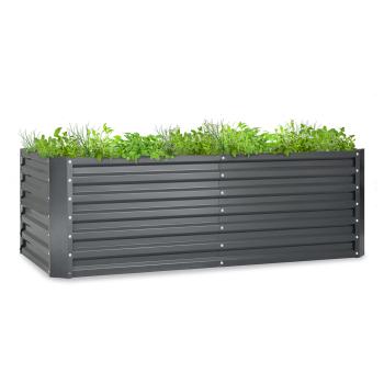 Blumfeldt High Grow Straight, pat ridicat, 180 x 60 x 90 cm, 970 l, oțel galvanizat