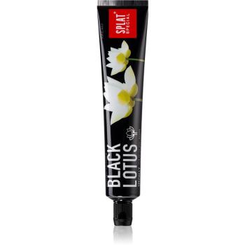 Splat Special Black Lotus Pasta de dinti albire cu cărbune activ fara flor Lotus Mint 75 ml