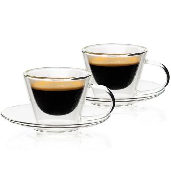 4Home Pahare termo espresso Elegante Hot&Cool, 80 ml, 2 buc.