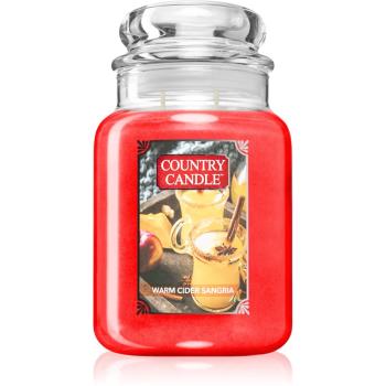 Country Candle Warm Cider Sangria lumânare parfumată 680 g