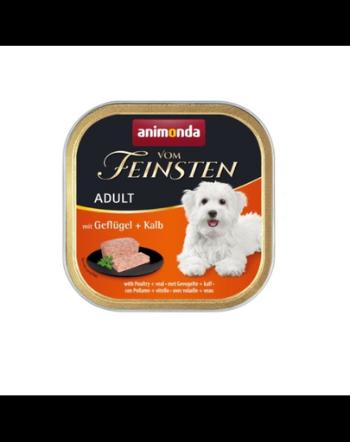 ANIMONDA Vom Feinsten hrana pentru caini 150 g Classic pasare si vitel