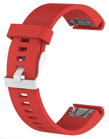 4wrist Curea Garmin Fenix 5S, 5S Plus, 6S, 6S Pro, 7S - Red