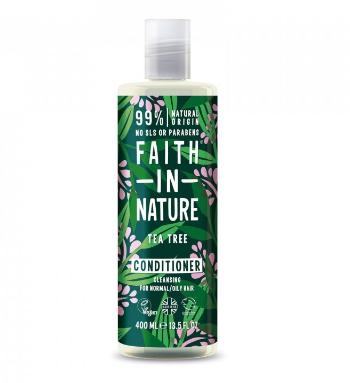 Faith in Nature Balsam natural de curățare pentru păr normal și gras Tea Tree (Cleansing Conditioner) 400 ml