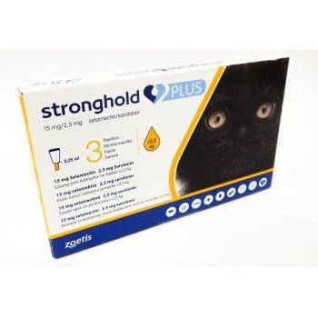Stronghold Plus Pisica 15 mg, < 2.5 kg, 0.25ml, 3 pipete