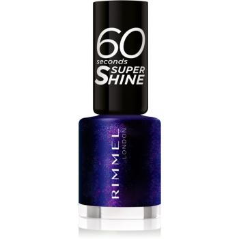 Rimmel 60 Seconds Super Shine lac de unghii culoare 563 Midnight Rush 8 ml