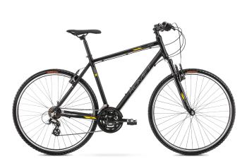 Bicicleta de Trekking pentru barbati Romet Orkan M Negru/Auriu 2022