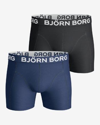 Björn Borg Noos Solids Boxeri 2 buc Negru Albastru