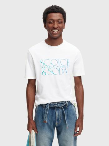 Scotch & Soda Tricou Alb