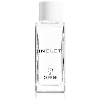 Inglot Dry & Shine NF top coat pentru unghii, pentru accelerarea uscării ojei rezerva 9 ml