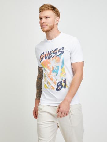 Guess Tricou Alb