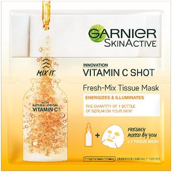 Garnier (Tissue Mask) textile cu vitamina C pentru piele hidratată și radiantă Fresh Mix (Tissue Mask) 33 g